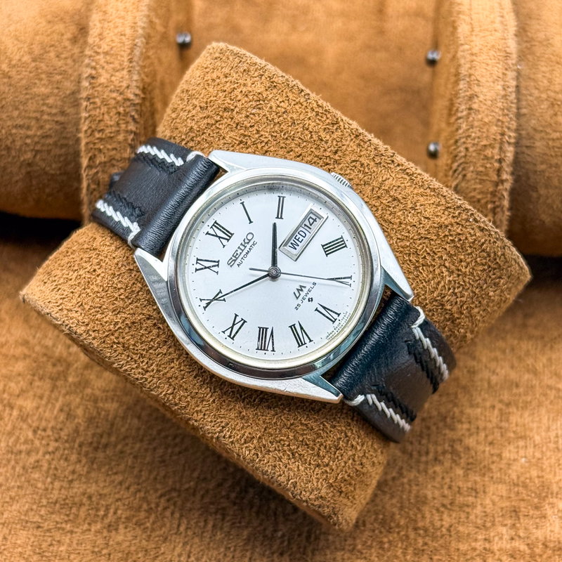 Seiko Seiko - Lord Matic 銀徽 (Ginki) – Silver Crest - No reserve price - 5606-7192 - Men - 1974 vintage watch - image 12