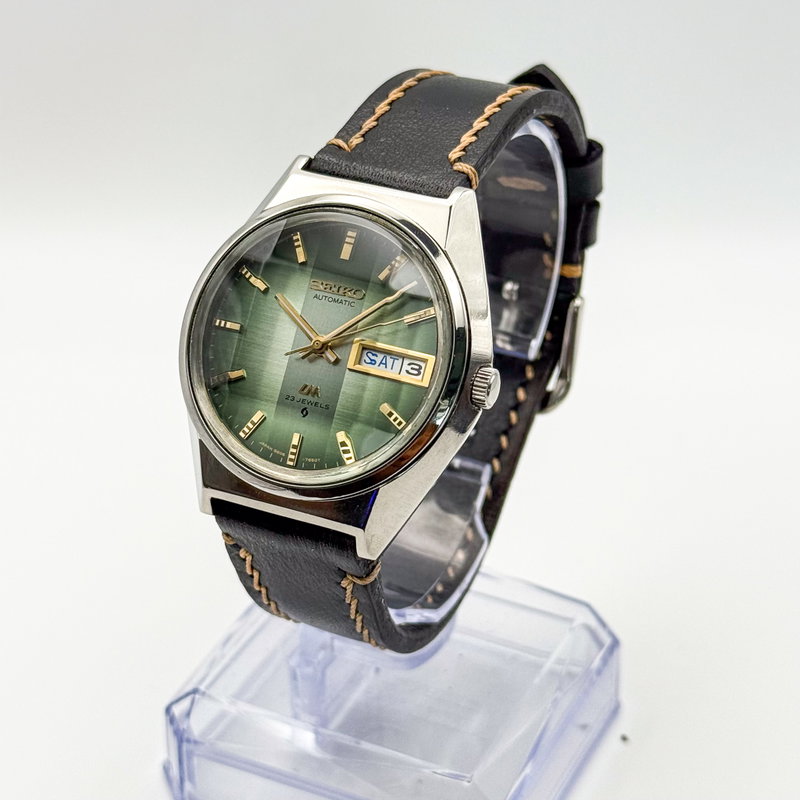 Seiko Seiko - Lord Matic "Gradient Green Sunburst" [Near-Mint] 煌環 (Kōkan) – Radiant Ring - No reserve price - 5606-7310 - Men - 1973 vintage watch - image 2