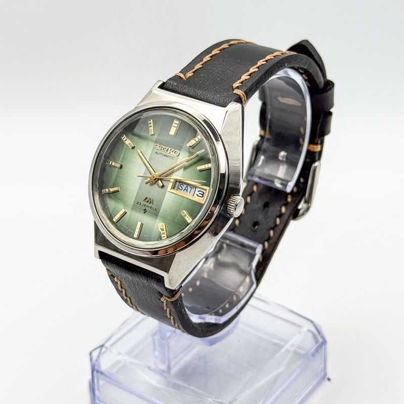 Seiko Seiko - Lord Matic "Gradient Green Sunburst" [Near-Mint] 煌環 (Kōkan) – Radiant Ring - No reserve price - 5606-7310 - Men - 1973 vintage watch - image 3