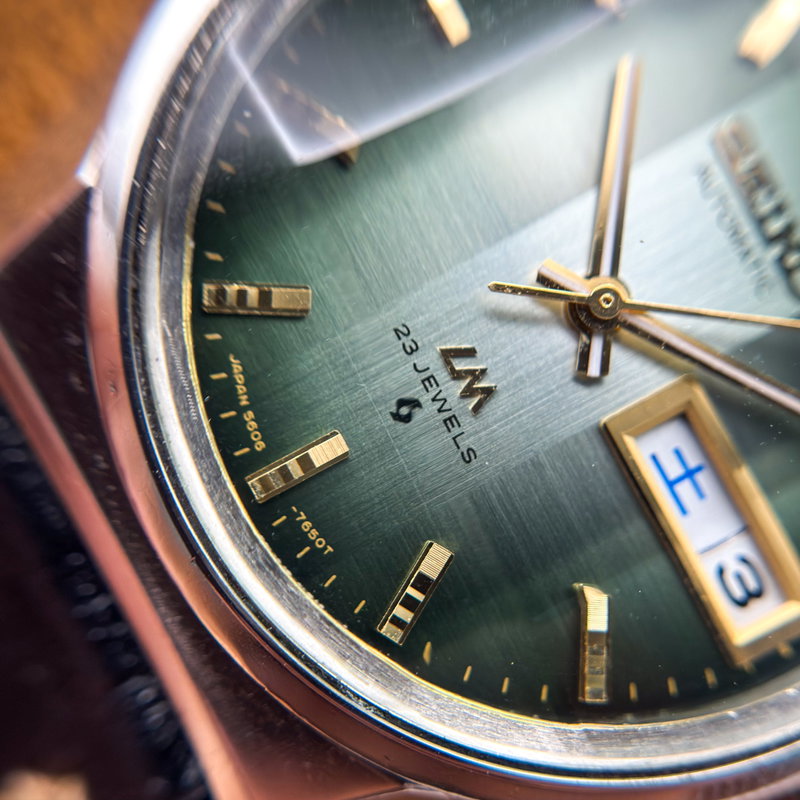 Seiko Seiko - Lord Matic "Gradient Green Sunburst" [Near-Mint] 煌環 (Kōkan) – Radiant Ring - No reserve price - 5606-7310 - Men - 1973 vintage watch - image 19