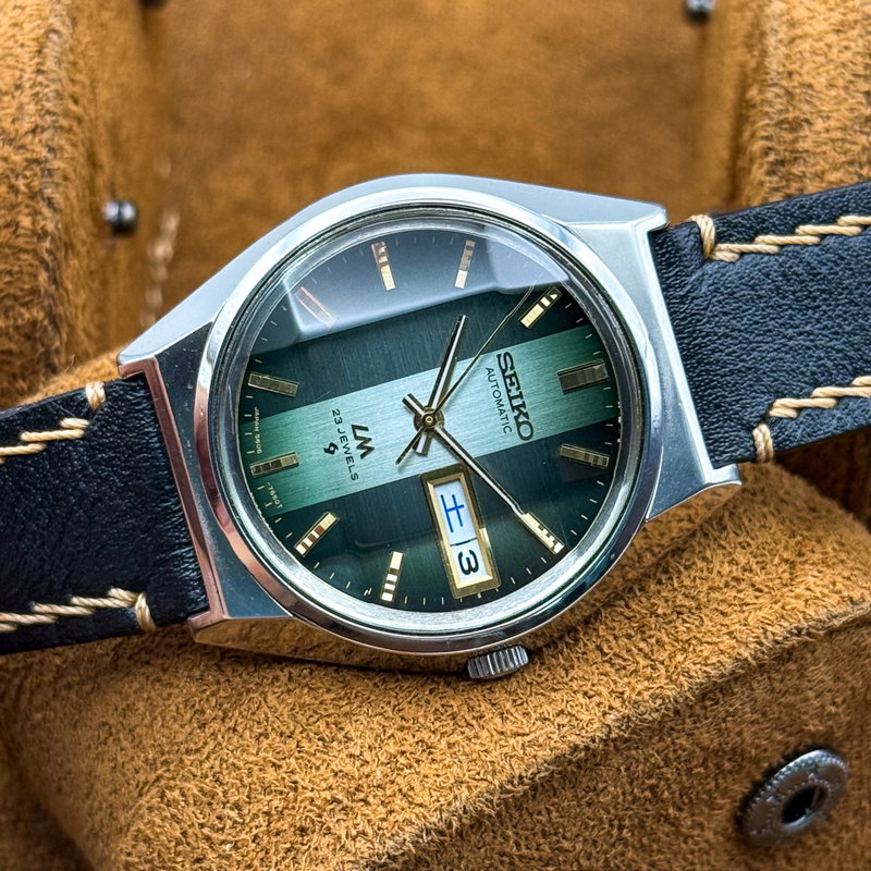 Seiko Seiko - Lord Matic "Gradient Green Sunburst" [Near-Mint] 煌環 (Kōkan) – Radiant Ring - No reserve price - 5606-7310 - Men - 1973 vintage watch - image 23