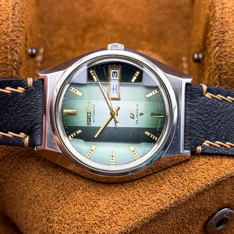 Seiko Seiko - Lord Matic "Gradient Green Sunburst" [Near-Mint] 煌環 (Kōkan) – Radiant Ring - No reserve price - 5606-7310 - Men - 1973 vintage watch - image 26