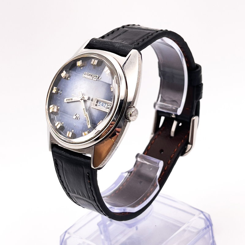Seiko Seiko - Lord Matic "Gradient Blue Sunburst" 柔映 (Jūei) – Gentle Glow - No reserve price - 5D3112 - Men - 1975 vintage watch - image 3