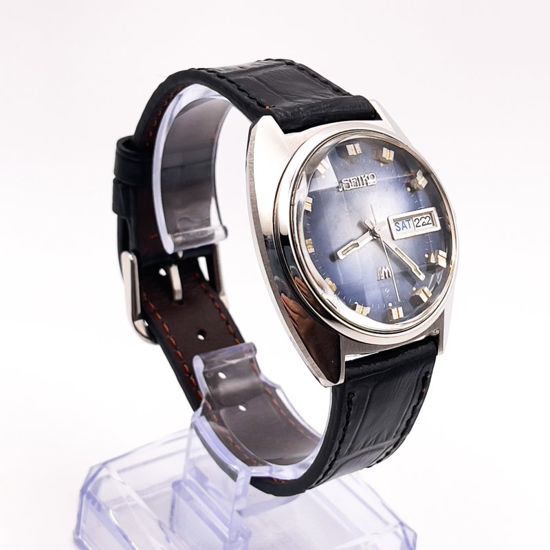 Seiko Seiko - Lord Matic "Gradient Blue Sunburst" 柔映 (Jūei) – Gentle Glow - No reserve price - 5D3112 - Men - 1975 vintage watch - image 5