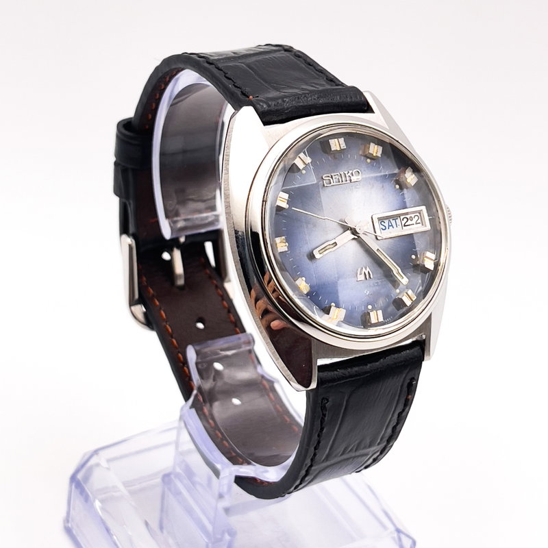 Seiko Seiko - Lord Matic "Gradient Blue Sunburst" 柔映 (Jūei) – Gentle Glow - No reserve price - 5D3112 - Men - 1975 vintage watch - image 6