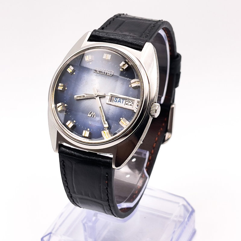 Seiko Seiko - Lord Matic "Gradient Blue Sunburst" 柔映 (Jūei) – Gentle Glow - No reserve price - 5D3112 - Men - 1975 vintage watch - image 8
