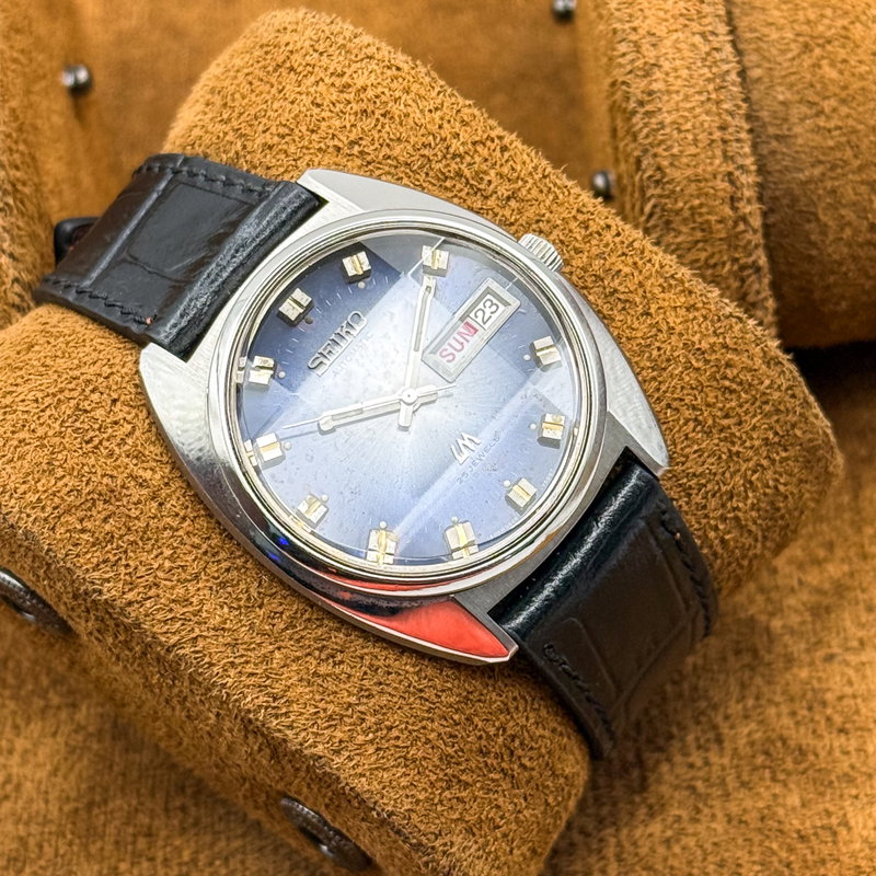 Seiko Seiko - Lord Matic "Gradient Blue Sunburst" 柔映 (Jūei) – Gentle Glow - No reserve price - 5D3112 - Men - 1975 vintage watch - image 17
