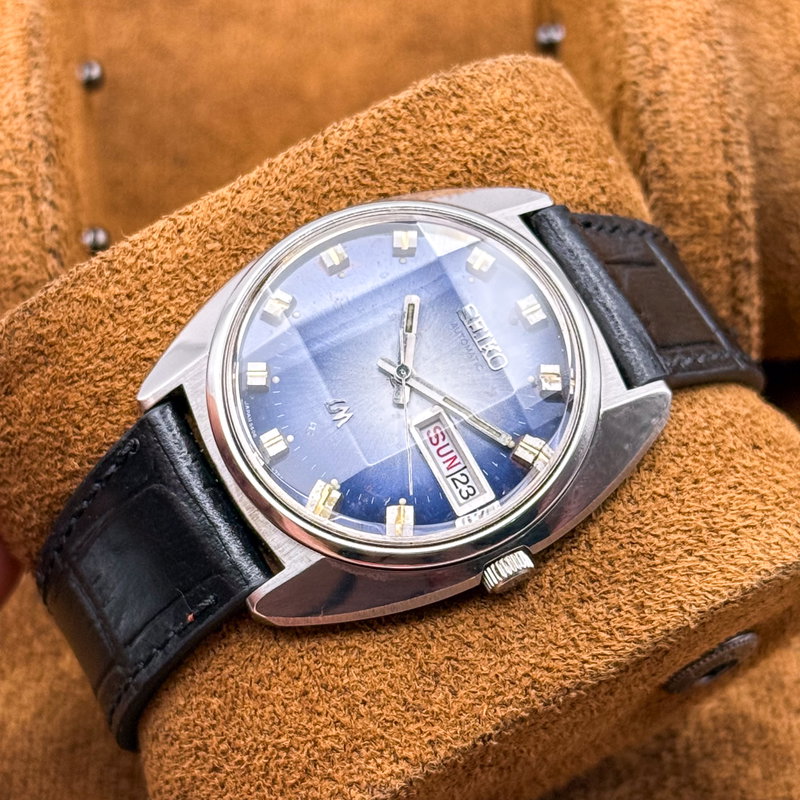 Seiko Seiko - Lord Matic "Gradient Blue Sunburst" 柔映 (Jūei) – Gentle Glow - No reserve price - 5D3112 - Men - 1975 vintage watch - image 21