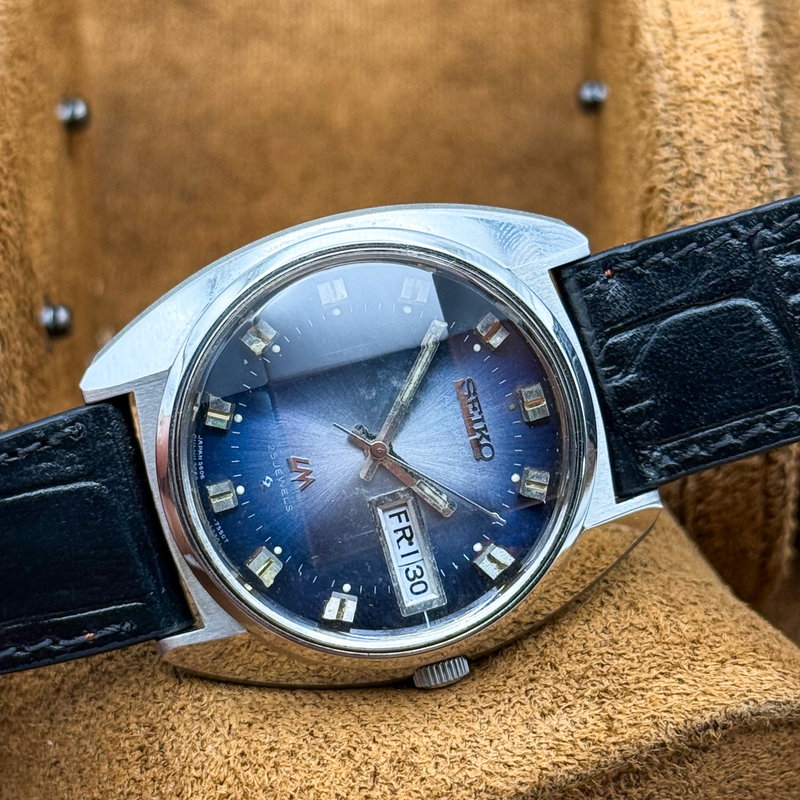Seiko Seiko - Lord Matic "Gradient Blue Sunburst" 柔映 (Jūei) – Gentle Glow - No reserve price - 5D3112 - Men - 1975 vintage watch - image 22