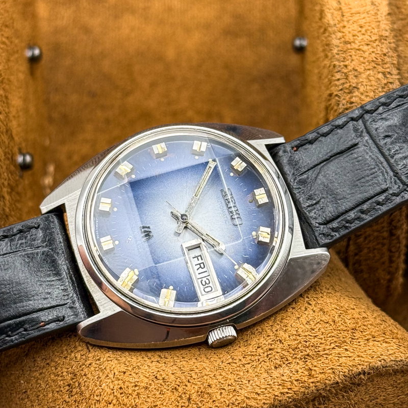 Seiko Seiko - Lord Matic "Gradient Blue Sunburst" 柔映 (Jūei) – Gentle Glow - No reserve price - 5D3112 - Men - 1975 vintage watch - image 23