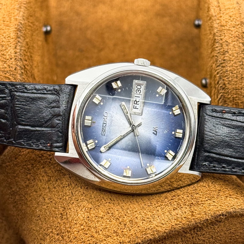 Seiko Seiko - Lord Matic "Gradient Blue Sunburst" 柔映 (Jūei) – Gentle Glow - No reserve price - 5D3112 - Men - 1975 vintage watch - image 26