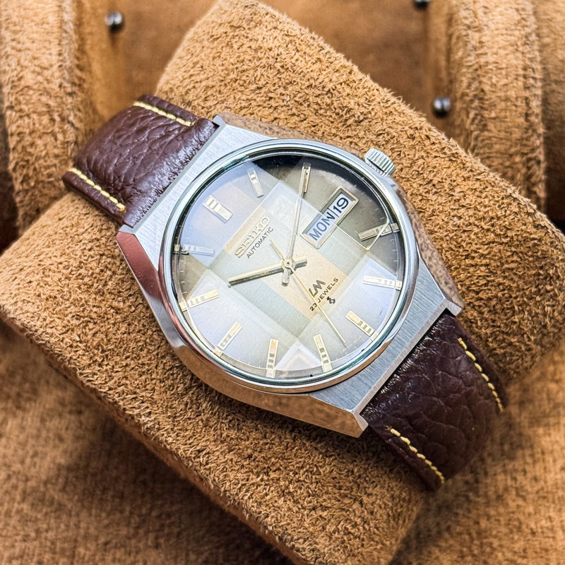 Seiko Seiko - Lord Matic "Gradient Golden Sunburst" [Near-Mint] 凛光 (Rinkō) – Dignified Light - No reserve price - 5606-7351 - Men - 1974 vintage watch - image 16