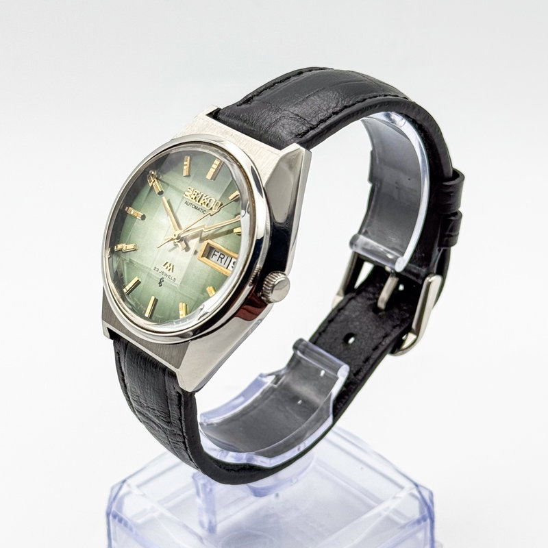Seiko Seiko - Lord Matic "Gradient Green Sunburst" [Near-Mint] 流光 (Ryūkō) – Flowing Light - No reserve price - 5606-7310 - Men - 1973 vintage watch - image 4