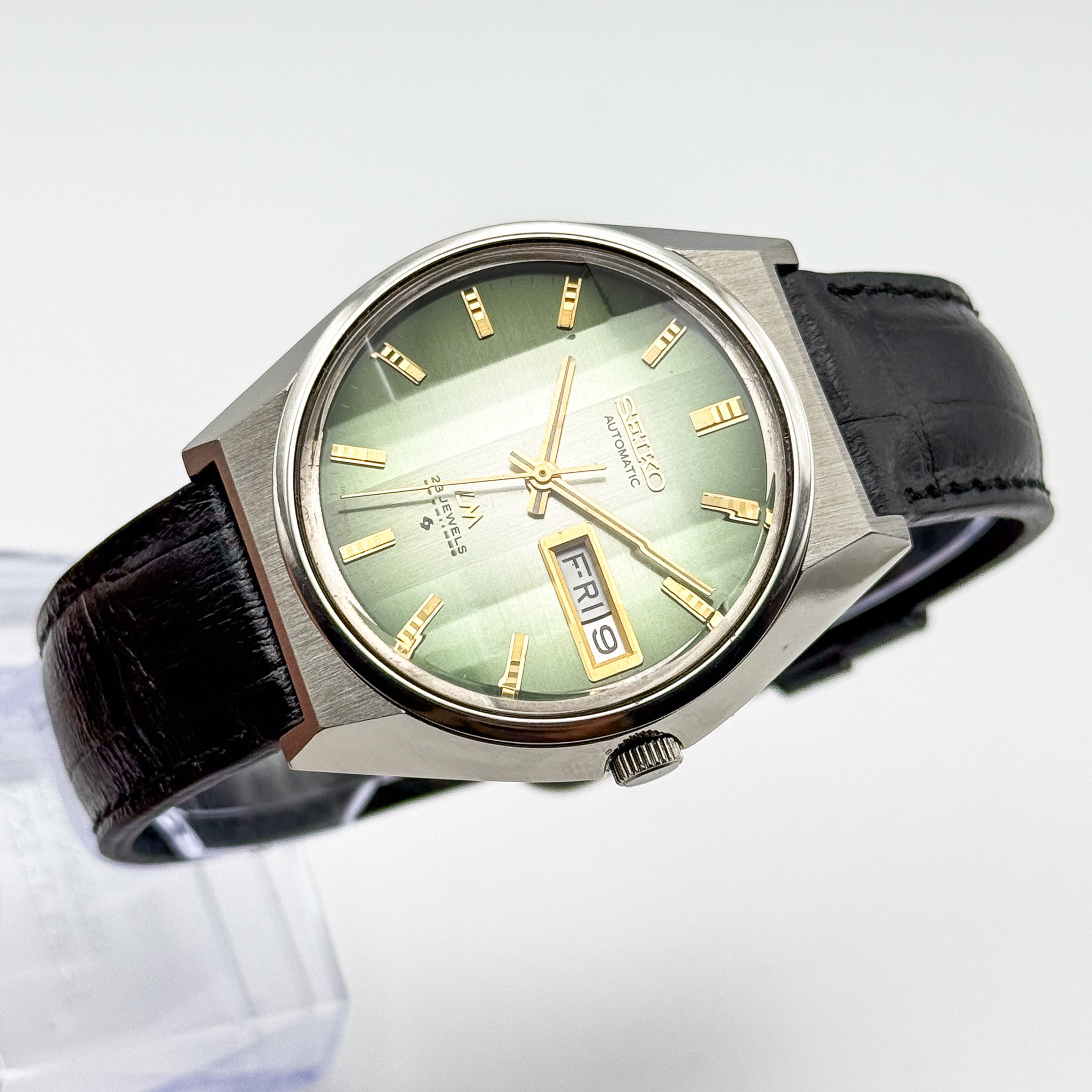 Seiko - Lord Matic "Gradient Green Sunburst" [Near-Mint] 流光 (Ryūkō) – Flowing Light - No reserve price - 5606-7310 - Men - 1973