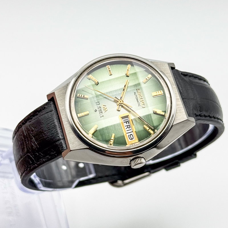 Seiko Seiko - Lord Matic "Gradient Green Sunburst" [Near-Mint] 流光 (Ryūkō) – Flowing Light - No reserve price - 5606-7310 - Men - 1973 vintage watch - image 3