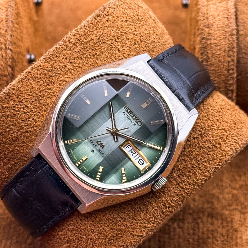 Seiko Seiko - Lord Matic "Gradient Green Sunburst" [Near-Mint] 流光 (Ryūkō) – Flowing Light - No reserve price - 5606-7310 - Men - 1973 vintage watch - image 14