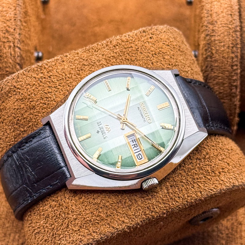 Seiko Seiko - Lord Matic "Gradient Green Sunburst" [Near-Mint] 流光 (Ryūkō) – Flowing Light - No reserve price - 5606-7310 - Men - 1973 vintage watch - image 15