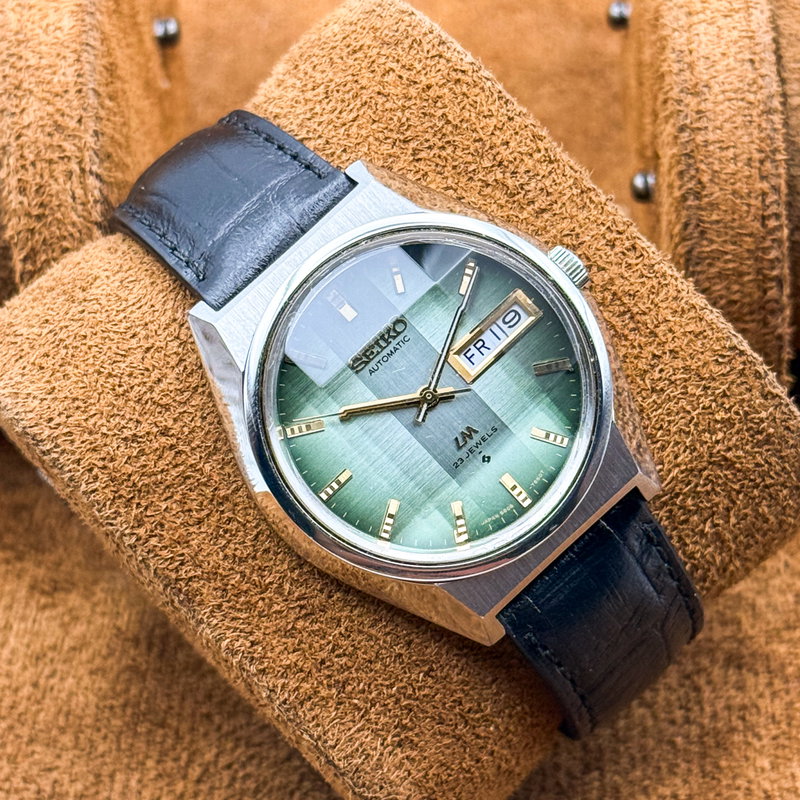 Seiko Seiko - Lord Matic "Gradient Green Sunburst" [Near-Mint] 流光 (Ryūkō) – Flowing Light - No reserve price - 5606-7310 - Men - 1973 vintage watch - image 16