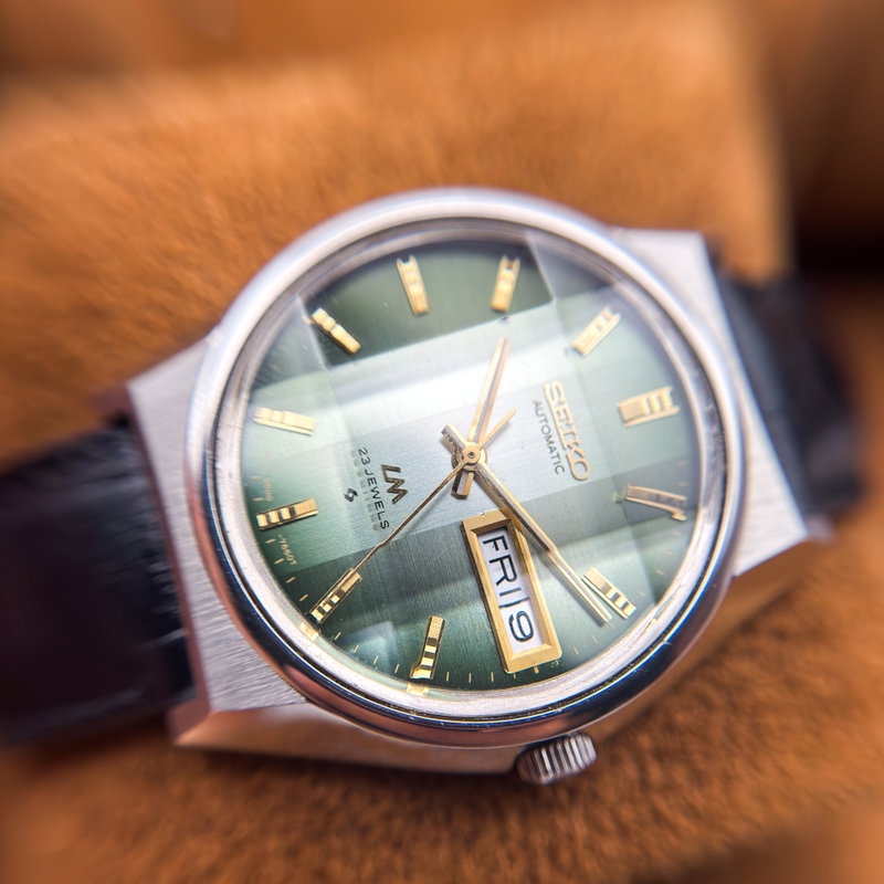 Seiko Seiko - Lord Matic "Gradient Green Sunburst" [Near-Mint] 流光 (Ryūkō) – Flowing Light - No reserve price - 5606-7310 - Men - 1973 vintage watch - image 19