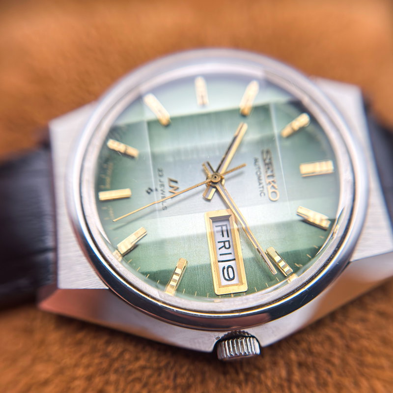 Seiko Seiko - Lord Matic "Gradient Green Sunburst" [Near-Mint] 流光 (Ryūkō) – Flowing Light - No reserve price - 5606-7310 - Men - 1973 vintage watch - image 20