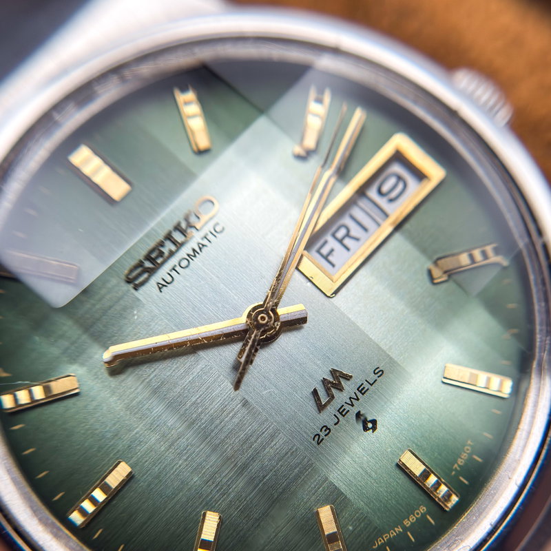 Seiko Seiko - Lord Matic "Gradient Green Sunburst" [Near-Mint] 流光 (Ryūkō) – Flowing Light - No reserve price - 5606-7310 - Men - 1973 vintage watch - image 21
