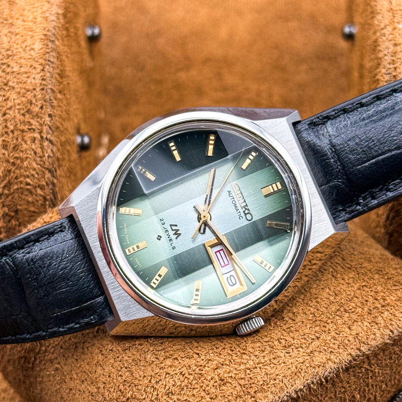 Seiko Seiko - Lord Matic "Gradient Green Sunburst" [Near-Mint] 流光 (Ryūkō) – Flowing Light - No reserve price - 5606-7310 - Men - 1973 vintage watch - image 22