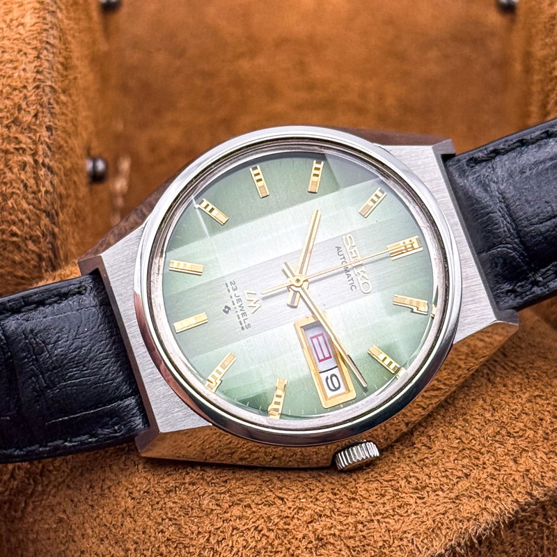 Seiko Seiko - Lord Matic "Gradient Green Sunburst" [Near-Mint] 流光 (Ryūkō) – Flowing Light - No reserve price - 5606-7310 - Men - 1973 vintage watch - image 23
