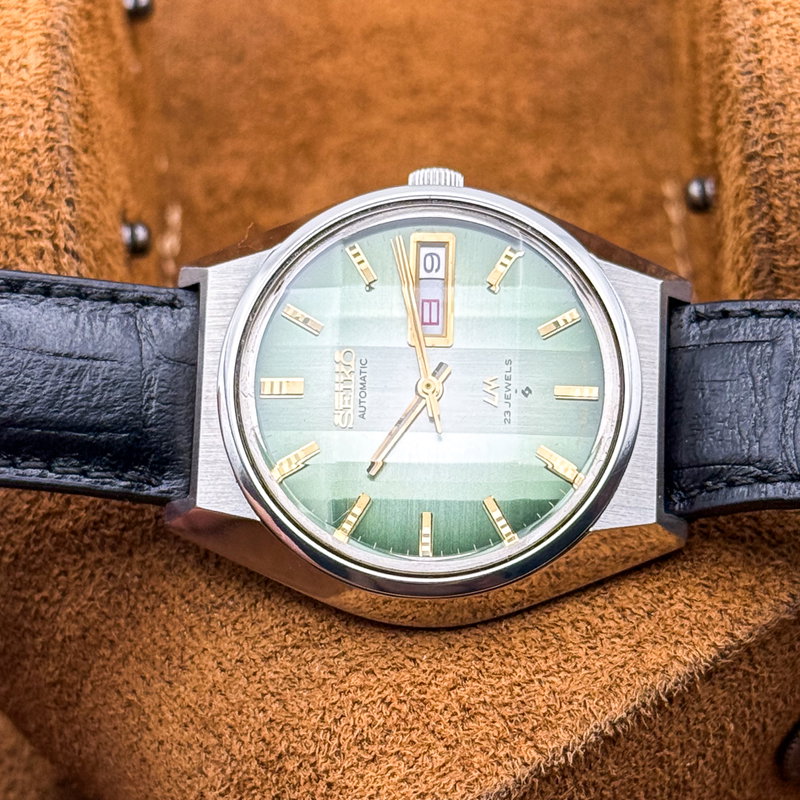 Seiko Seiko - Lord Matic "Gradient Green Sunburst" [Near-Mint] 流光 (Ryūkō) – Flowing Light - No reserve price - 5606-7310 - Men - 1973 vintage watch - image 25