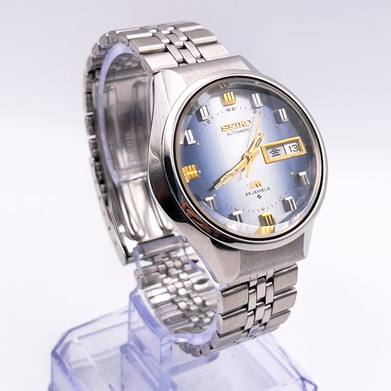 Seiko Seiko - Lord Matic "Gradient Blue Sunburst" 霧月 (Kirizuki) – Mist Moon - No reserve price - 5606-7290 - Men - 1973 vintage watch - image 2