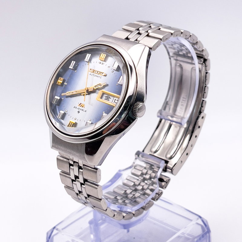Seiko Seiko - Lord Matic "Gradient Blue Sunburst" 霧月 (Kirizuki) – Mist Moon - No reserve price - 5606-7290 - Men - 1973 vintage watch - image 18