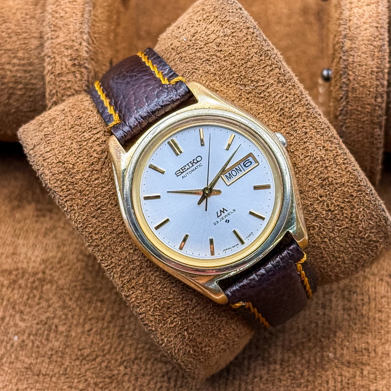 Seiko Seiko - Lord Matic 金風 (Kinpū) – Golden Wind - No reserve price - 5606-7070 - Men - 1973 vintage watch - image 12