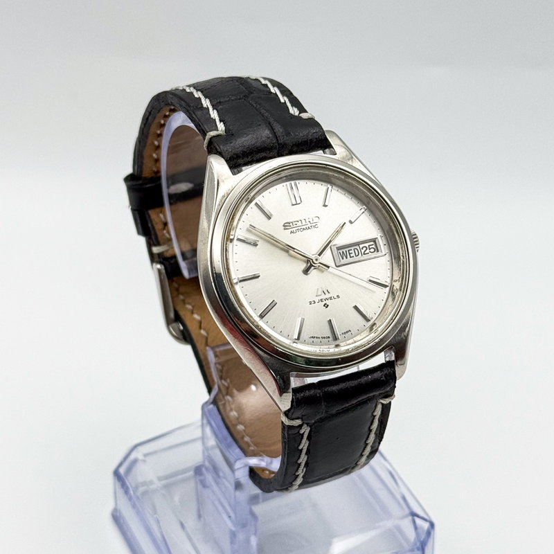 Seiko Seiko - Lord Matic 銀波 (Ginpa) – Silver Wave - No reserve price - 5606-7070 - Men - 1970 vintage watch - image 2