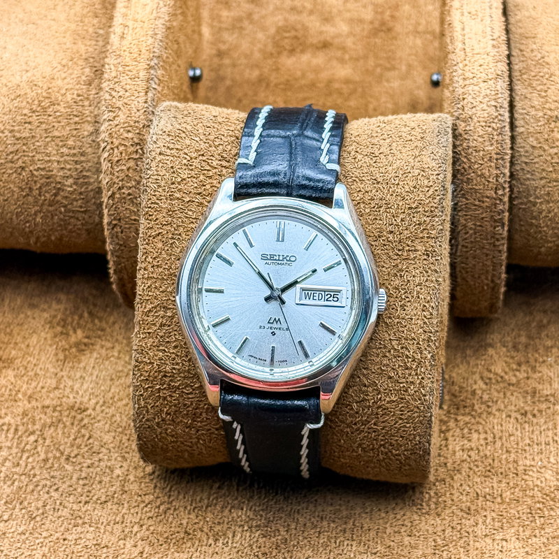 Seiko Seiko - Lord Matic 銀波 (Ginpa) – Silver Wave - No reserve price - 5606-7070 - Men - 1970 vintage watch - image 9