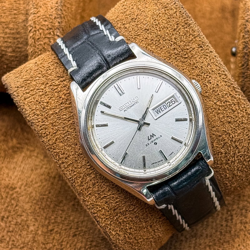 Seiko Seiko - Lord Matic 銀波 (Ginpa) – Silver Wave - No reserve price - 5606-7070 - Men - 1970 vintage watch - image 1