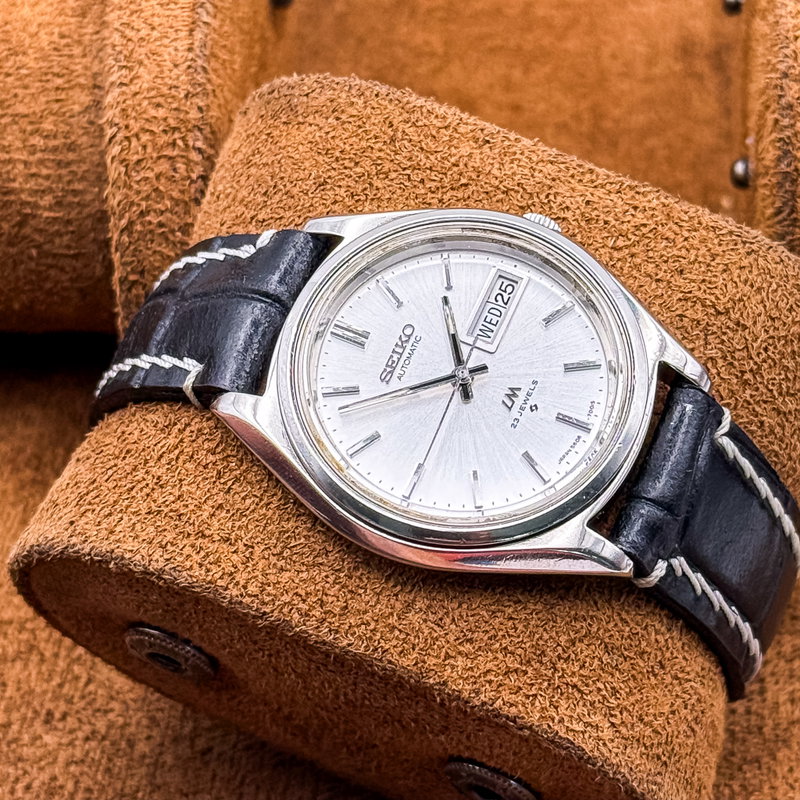 Seiko Seiko - Lord Matic 銀波 (Ginpa) – Silver Wave - No reserve price - 5606-7070 - Men - 1970 vintage watch - image 13