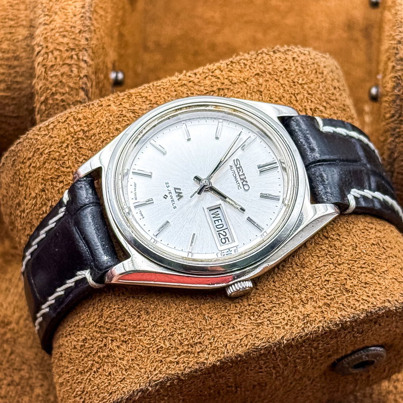 Seiko Seiko - Lord Matic 銀波 (Ginpa) – Silver Wave - No reserve price - 5606-7070 - Men - 1970 vintage watch - image 15