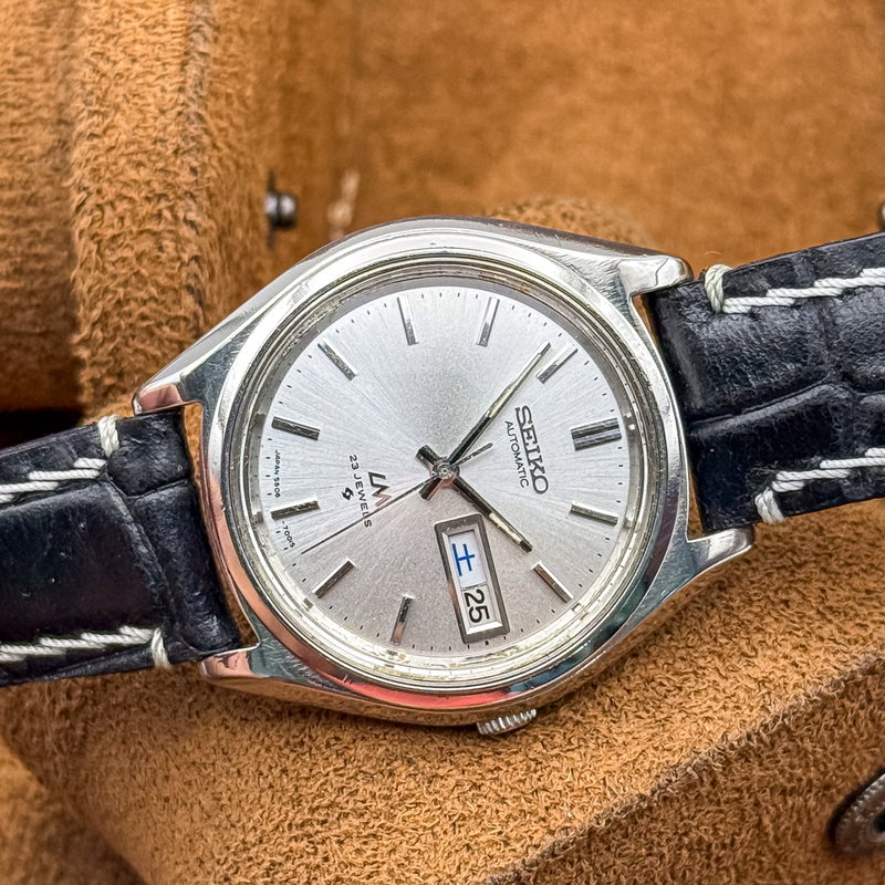 Seiko Seiko - Lord Matic 銀波 (Ginpa) – Silver Wave - No reserve price - 5606-7070 - Men - 1970 vintage watch - image 16