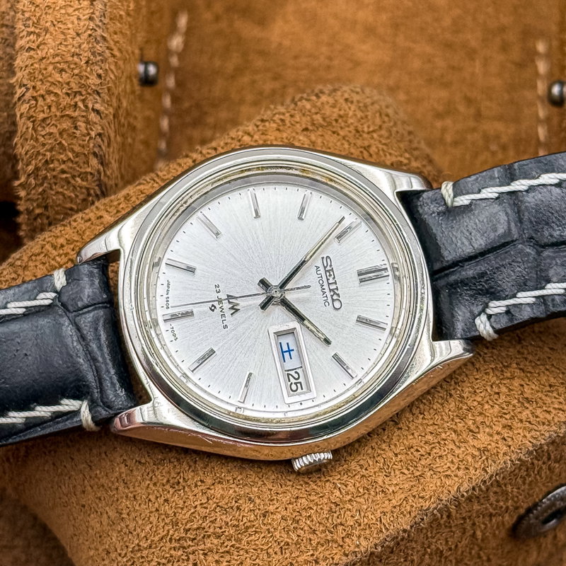 Seiko Seiko - Lord Matic 銀波 (Ginpa) – Silver Wave - No reserve price - 5606-7070 - Men - 1970 vintage watch - image 17