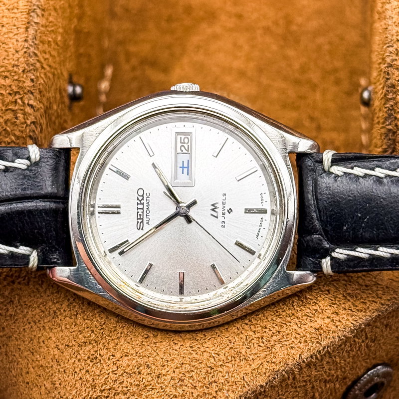 Seiko Seiko - Lord Matic 銀波 (Ginpa) – Silver Wave - No reserve price - 5606-7070 - Men - 1970 vintage watch - image 18