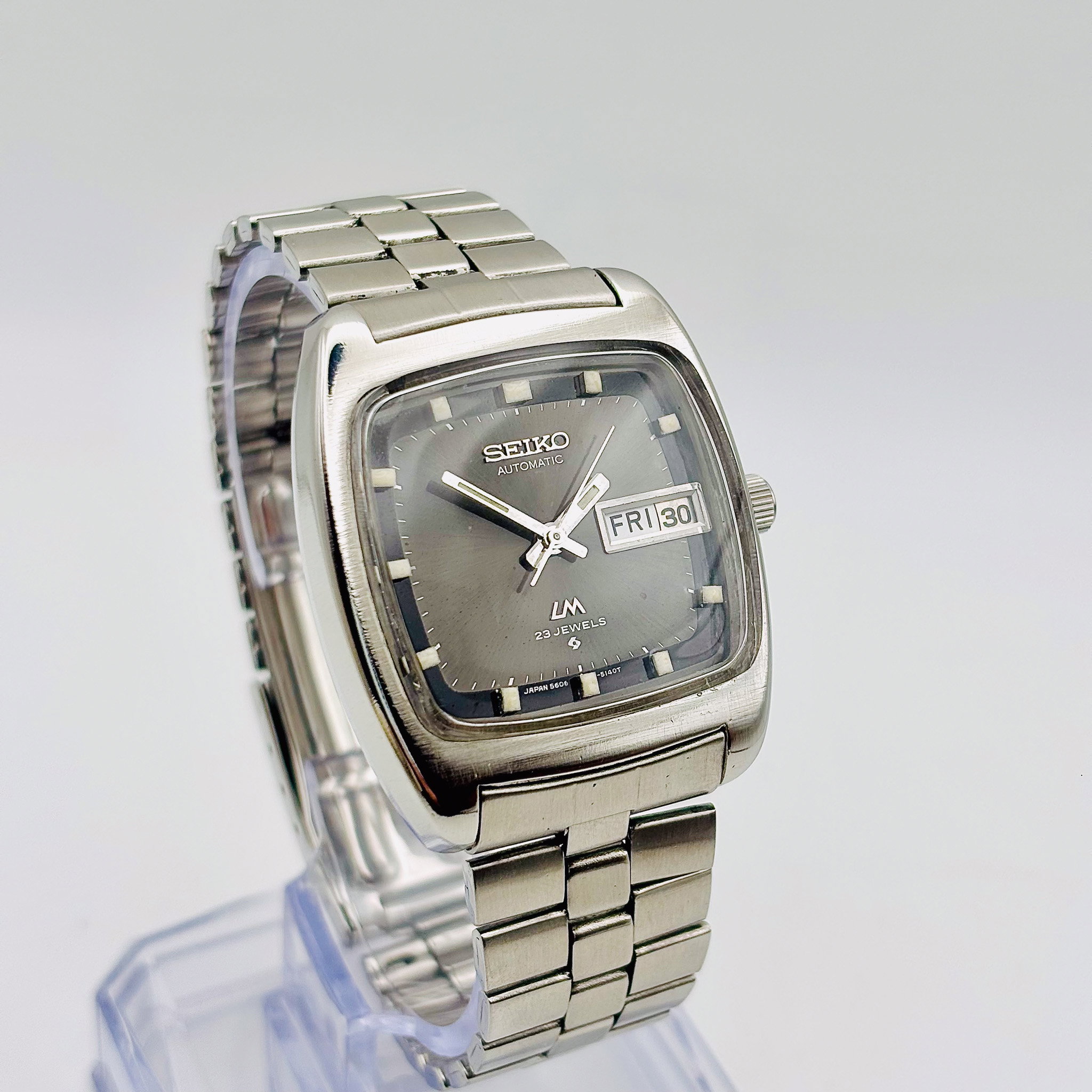 Seiko - Lord Matic ["Graphite Noir"] 薄影 (Usu-kage) – Soft Shadow - No reserve price - 5606-5040 - Men - 1971