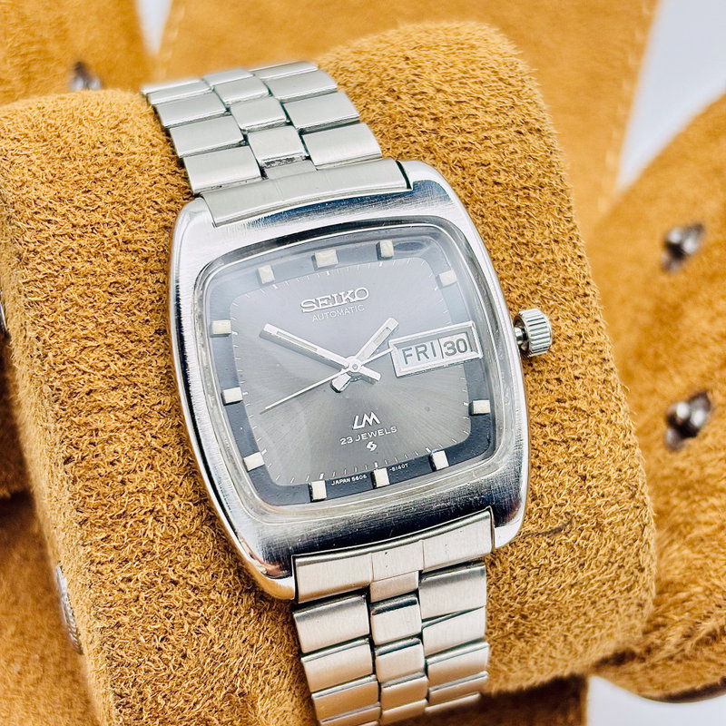 Seiko Seiko - Lord Matic ["Graphite Noir"] 薄影 (Usu-kage) – Soft Shadow - No reserve price - 5606-5040 - Men - 1971 vintage watch - image 2