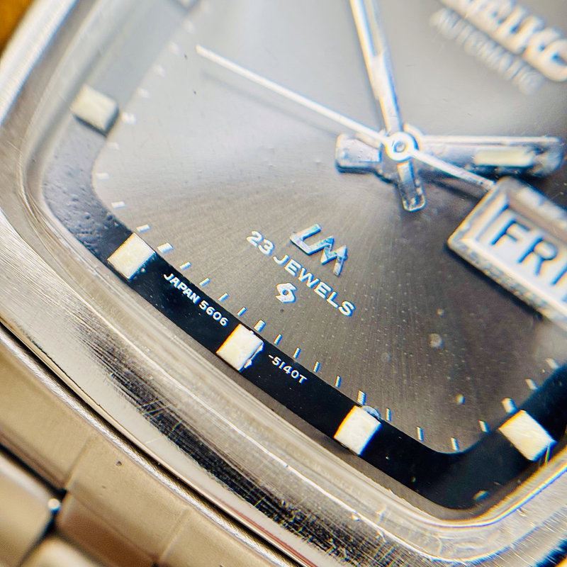 Seiko Seiko - Lord Matic ["Graphite Noir"] 薄影 (Usu-kage) – Soft Shadow - No reserve price - 5606-5040 - Men - 1971 vintage watch - image 8