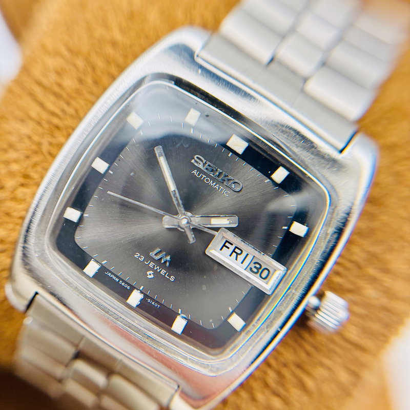 Seiko Seiko - Lord Matic ["Graphite Noir"] 薄影 (Usu-kage) – Soft Shadow - No reserve price - 5606-5040 - Men - 1971 vintage watch - image 10