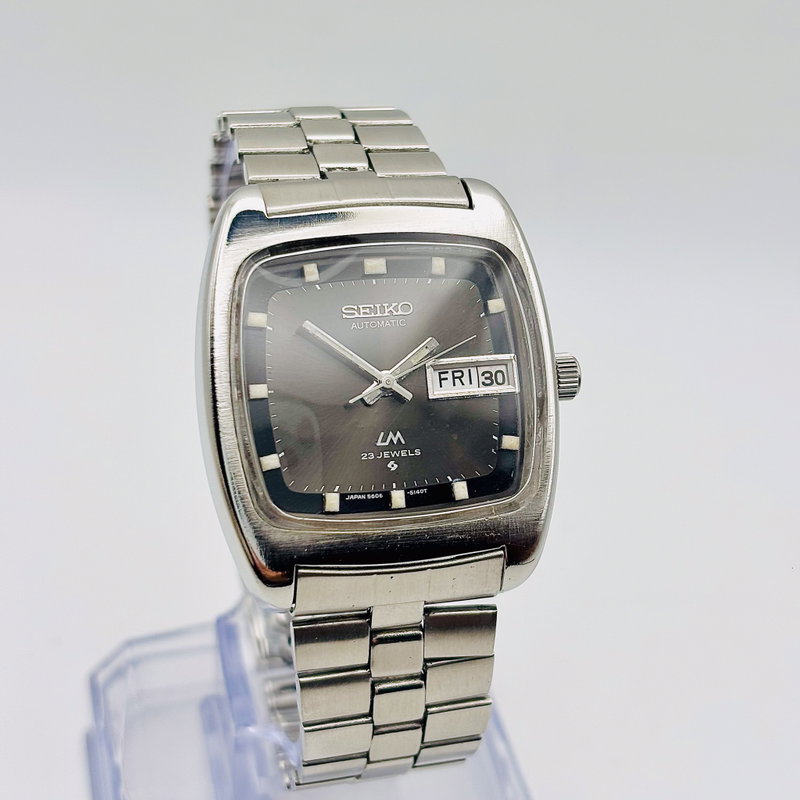 Seiko Seiko - Lord Matic ["Graphite Noir"] 薄影 (Usu-kage) – Soft Shadow - No reserve price - 5606-5040 - Men - 1971 vintage watch - image 24