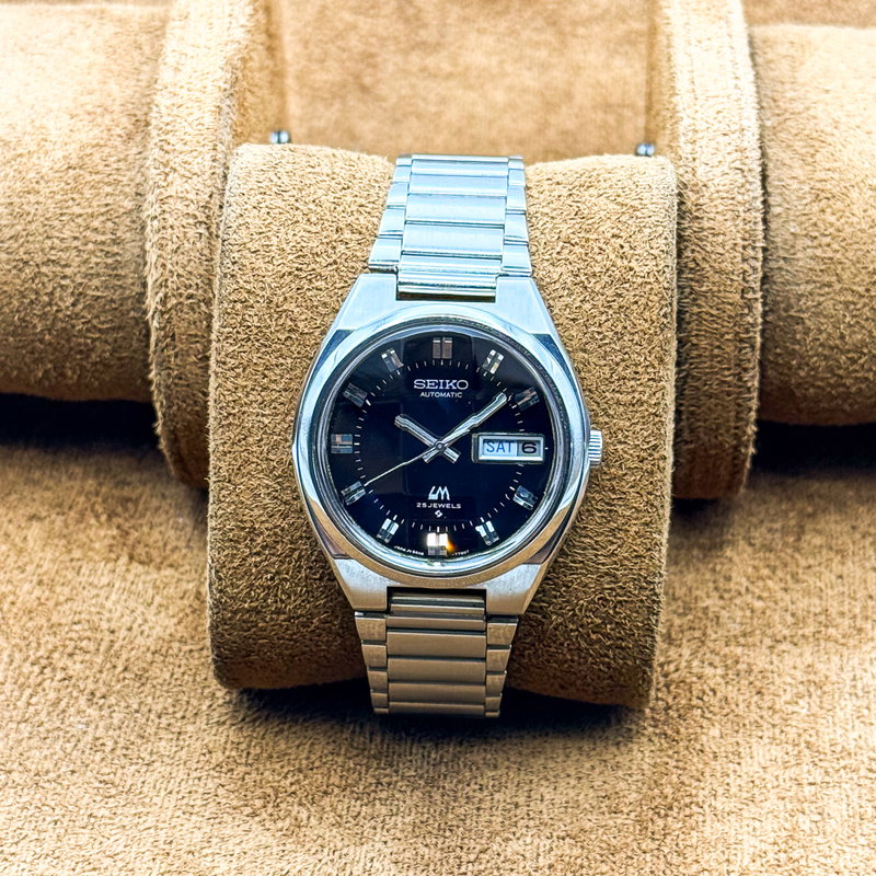 Seiko Seiko - Lord Matic "Deep Blue Sunburst" 閃影 (Senei) – Flashing Shadow - No reserve price - 5606-7340 - Men - 1974 vintage watch - image 8