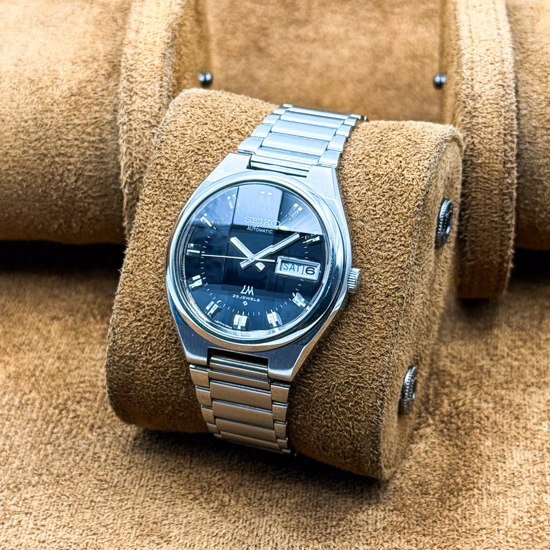 Seiko Seiko - Lord Matic "Deep Blue Sunburst" 閃影 (Senei) – Flashing Shadow - No reserve price - 5606-7340 - Men - 1974 vintage watch - image 9