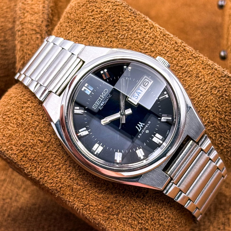 Seiko Seiko - Lord Matic "Deep Blue Sunburst" 閃影 (Senei) – Flashing Shadow - No reserve price - 5606-7340 - Men - 1974 vintage watch - image 14