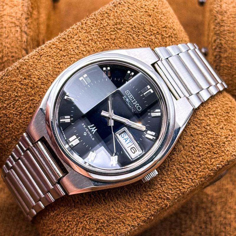 Seiko Seiko - Lord Matic "Deep Blue Sunburst" 閃影 (Senei) – Flashing Shadow - No reserve price - 5606-7340 - Men - 1974 vintage watch - image 16