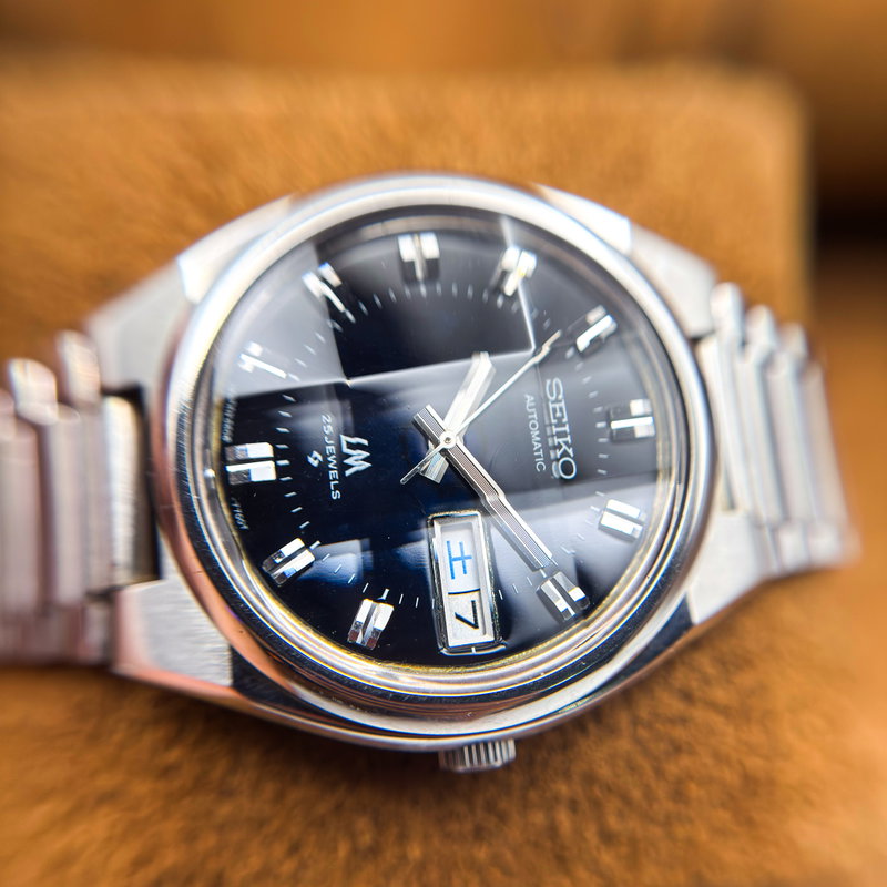 Seiko Seiko - Lord Matic "Deep Blue Sunburst" 閃影 (Senei) – Flashing Shadow - No reserve price - 5606-7340 - Men - 1974 vintage watch - image 19