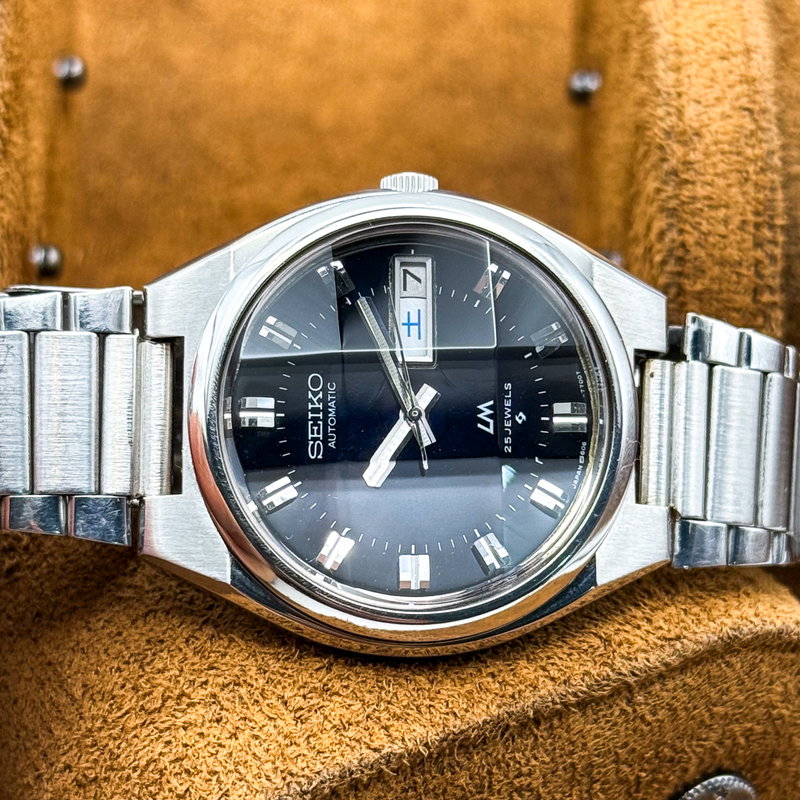 Seiko Seiko - Lord Matic "Deep Blue Sunburst" 閃影 (Senei) – Flashing Shadow - No reserve price - 5606-7340 - Men - 1974 vintage watch - image 21